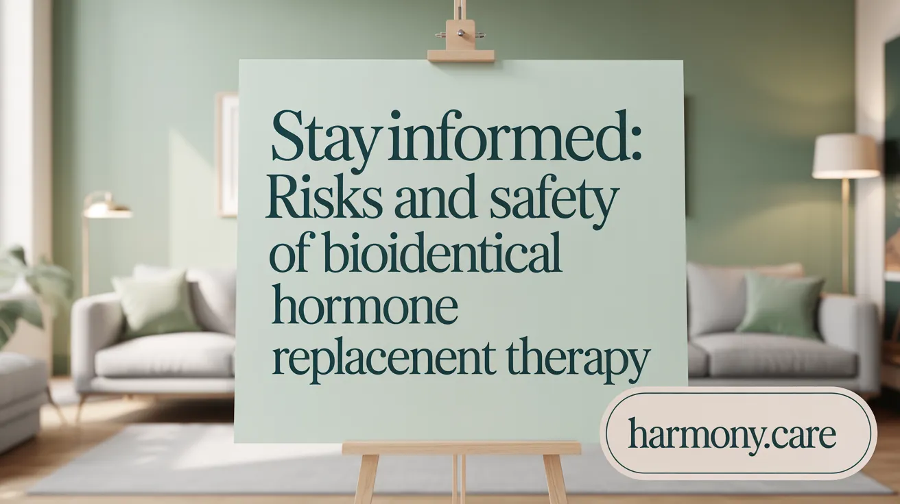 Stay Informed: Risks and Safety of Bioidentical Hormone Replacement Therapy