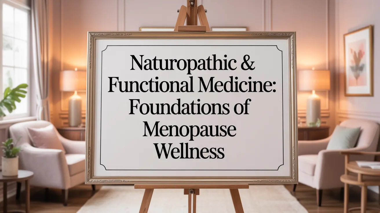 Naturopathic & Functional Medicine: Foundations of Menopause Wellness