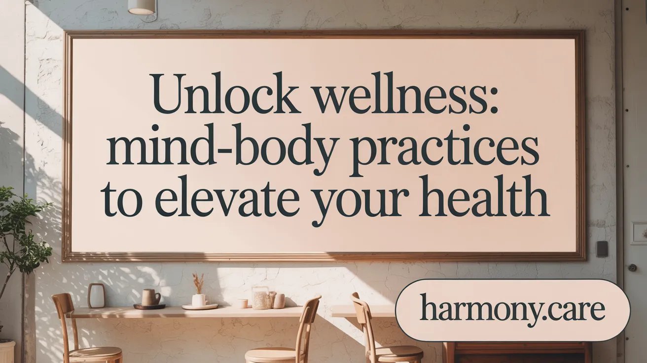 Unlock Wellness: Mind-Body Practices to Elevate Your Health