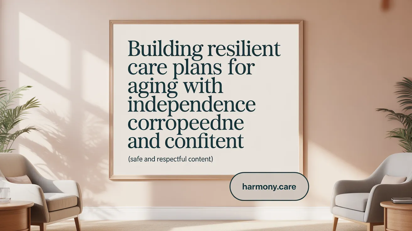 Building Resilient Care Plans for Aging with Independence and Confidence