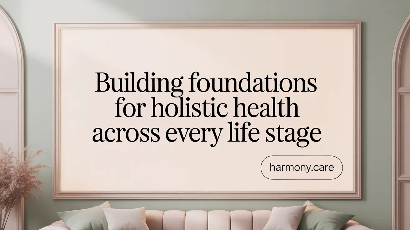 Building Foundations for Holistic Health Across Every Life Stage