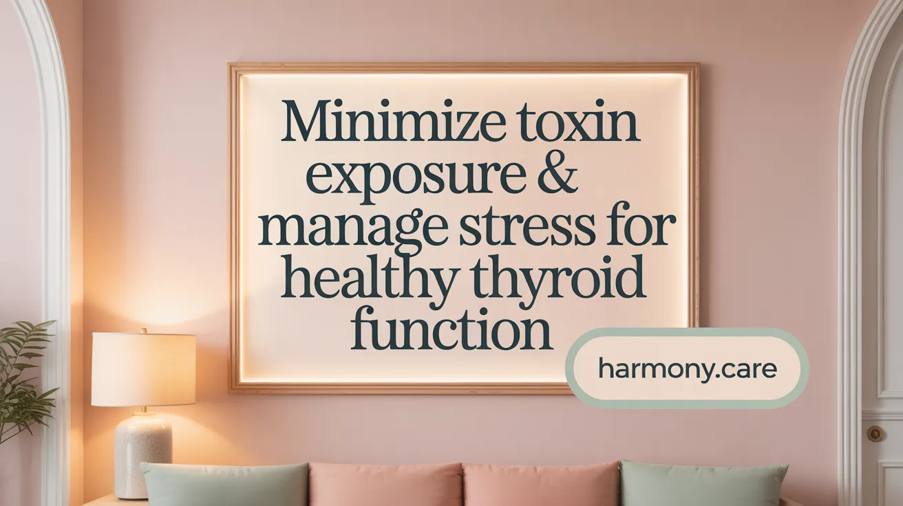 Minimize Toxin Exposure & Manage Stress for Healthy Thyroid Function