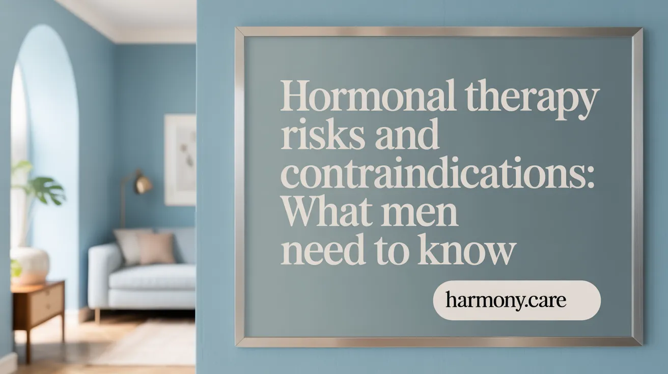 Hormonal Therapy Risks and Contraindications: What Men Need to Know