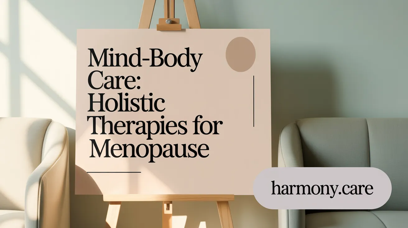 Mind-Body Care: Holistic Therapies for Menopause