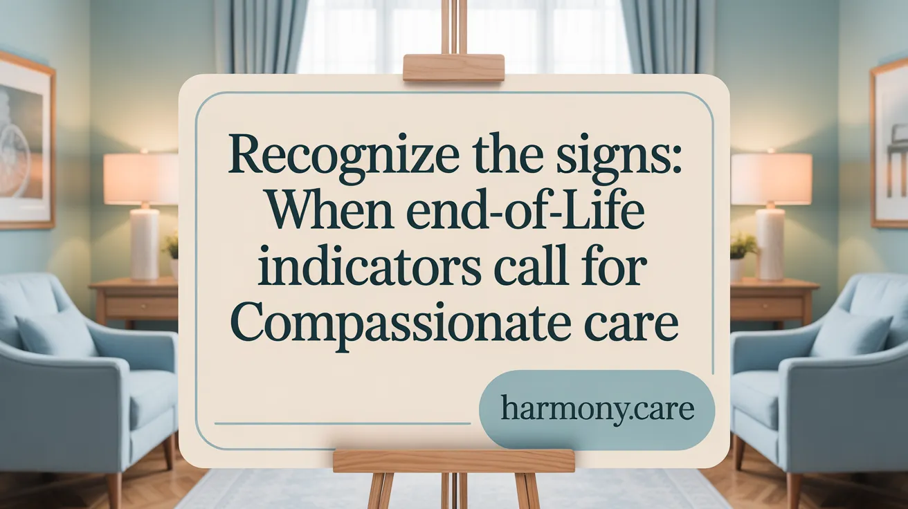 Recognize the Signs: When End-of-Life Indicators Call for Hospice Care