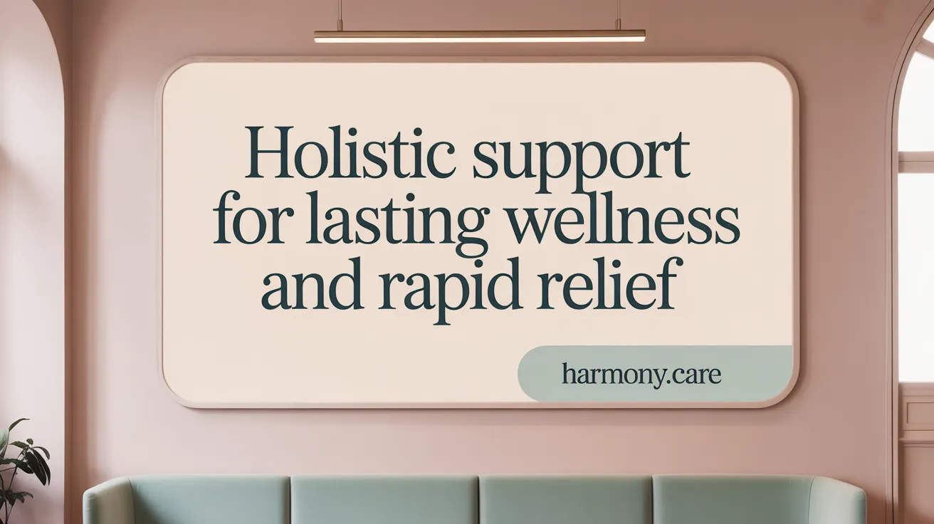 Holistic Support for Lasting Wellness and Rapid Relief