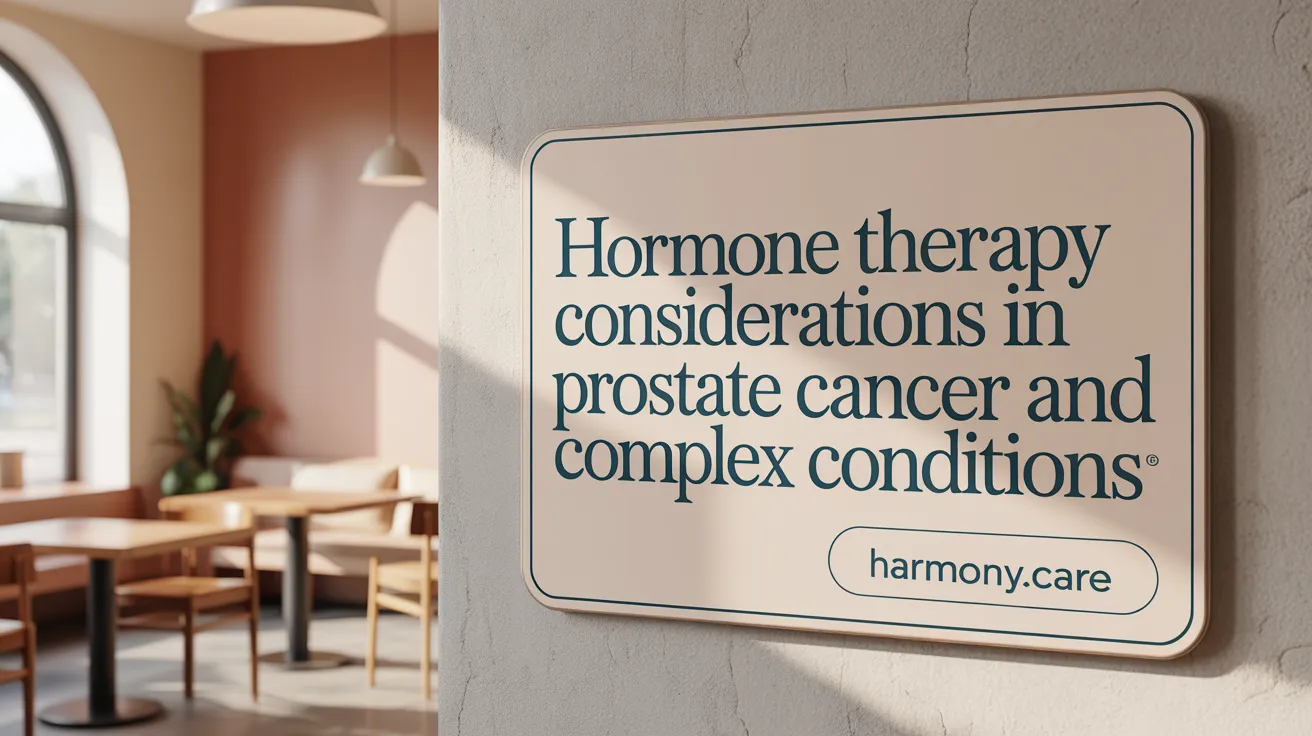 Hormone Therapy Considerations in Prostate Cancer and Complex Conditions