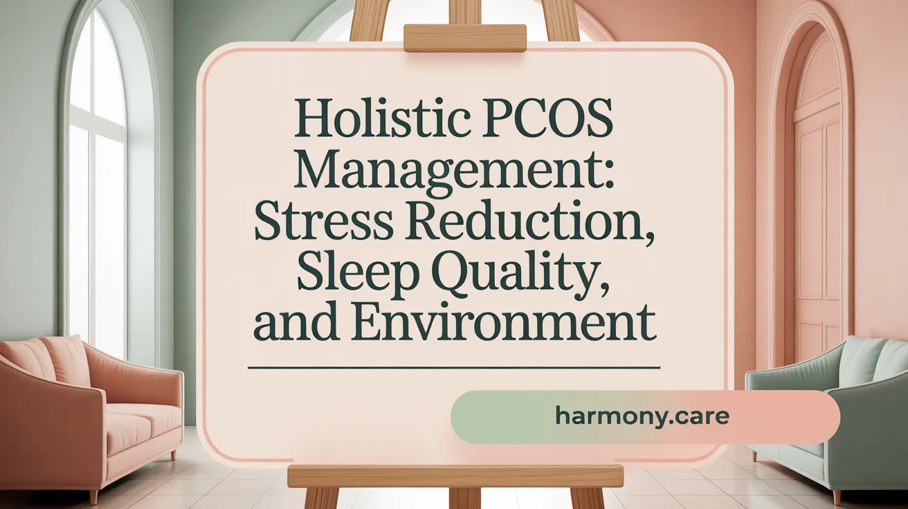 Holistic PCOS Management: Stress Reduction, Sleep Quality, and Environment