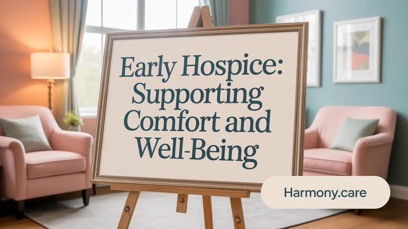 Early Hospice: Enhancing Comfort and Quality of Life