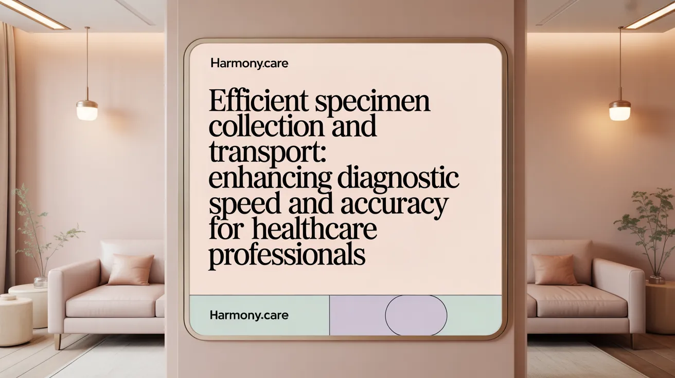 Efficient Specimen Collection and Transport: Enhancing Diagnostic Speed and Accuracy