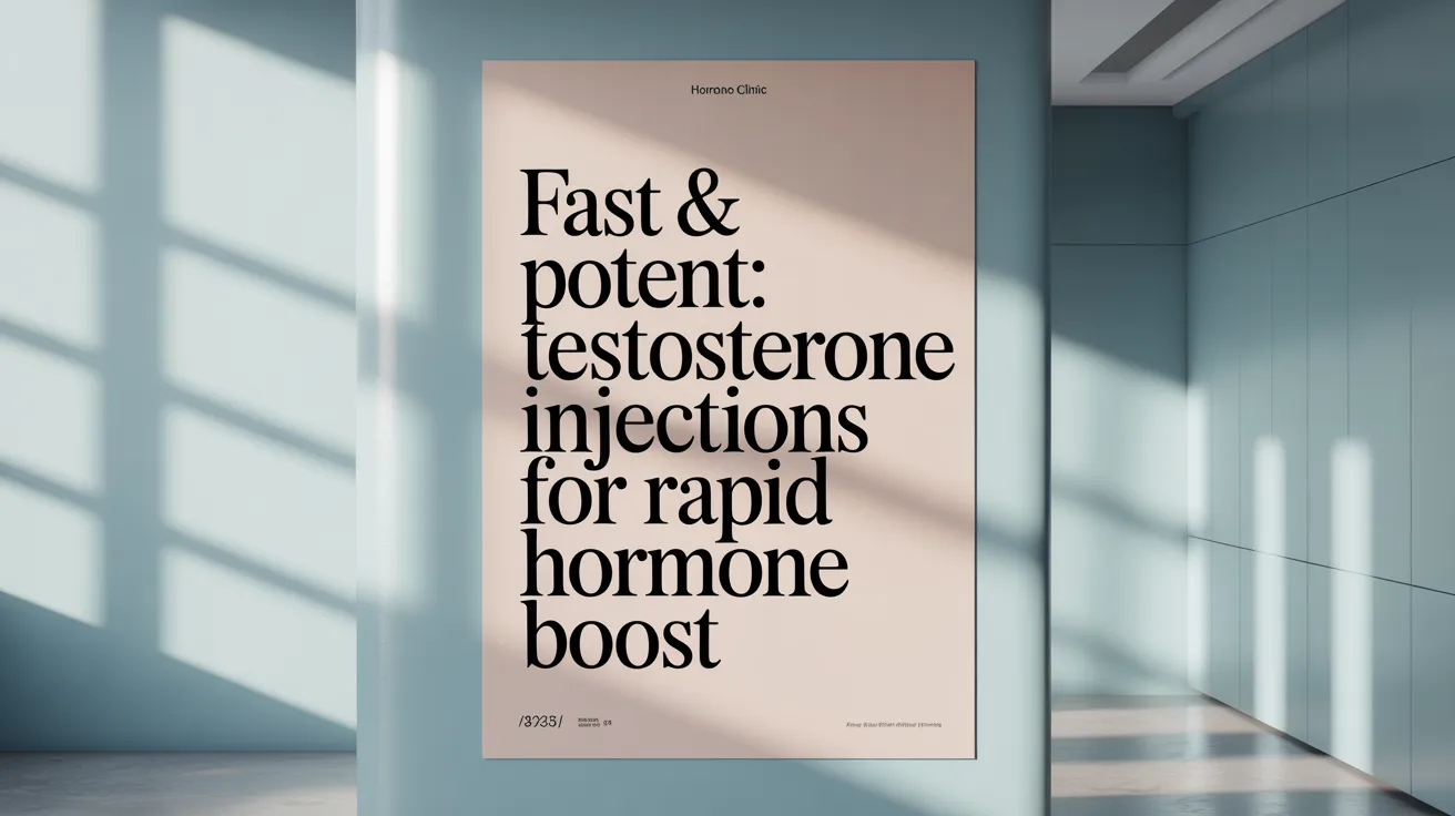 Fast & Potent: Testosterone Injections for Rapid Hormone Boost