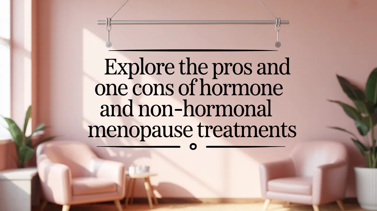 Explore the Pros and Cons of Hormone and Non-Hormonal Menopause Treatments