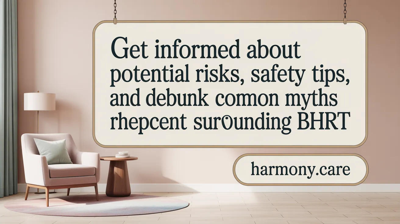 Get informed about potential risks, safety tips, and debunk common myths surrounding BHRT.
