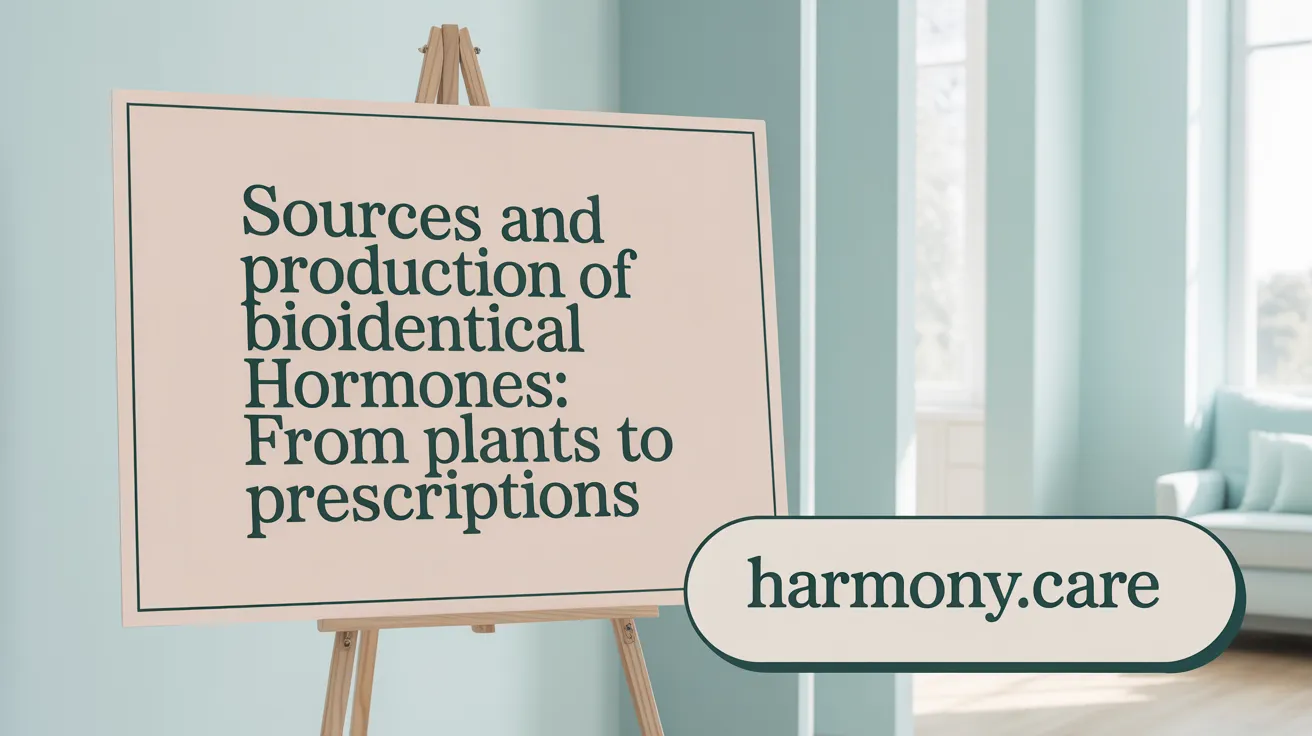 Sources and Production of Bioidentical Hormones: From Plants to Prescriptions