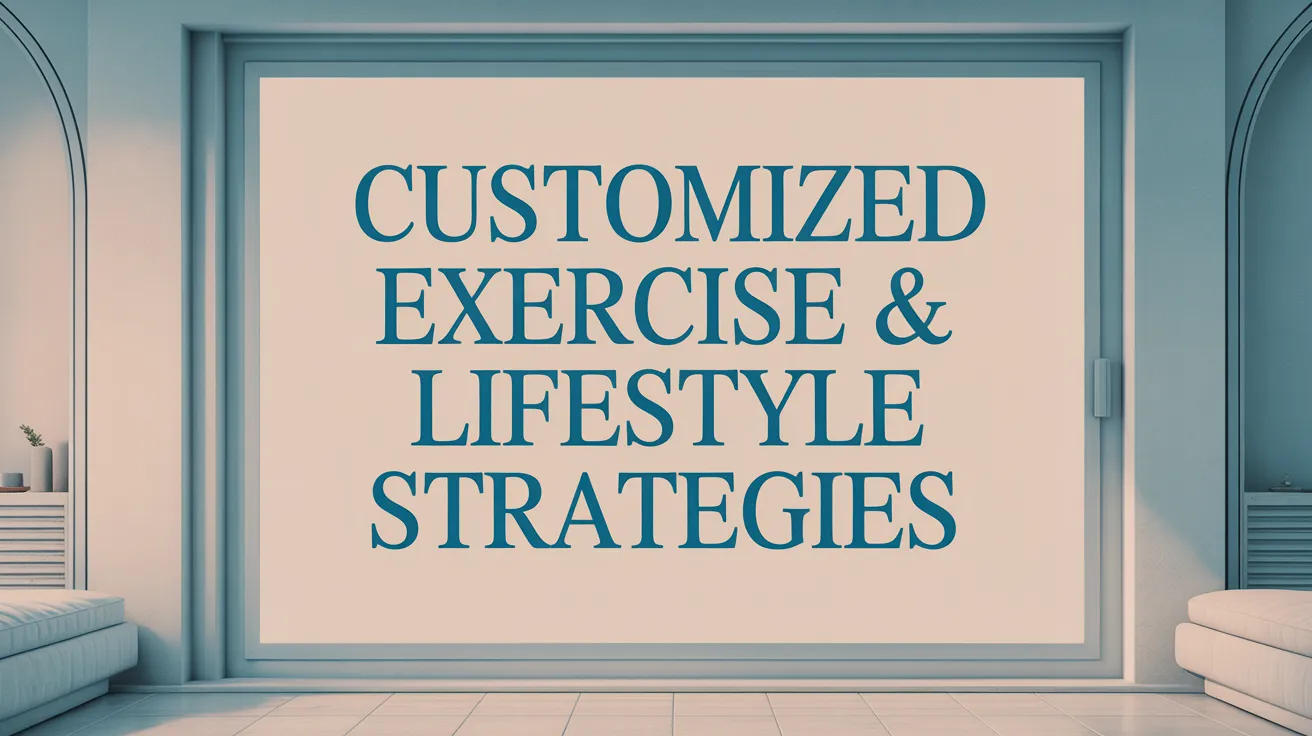 Customized Exercise & Lifestyle Strategies