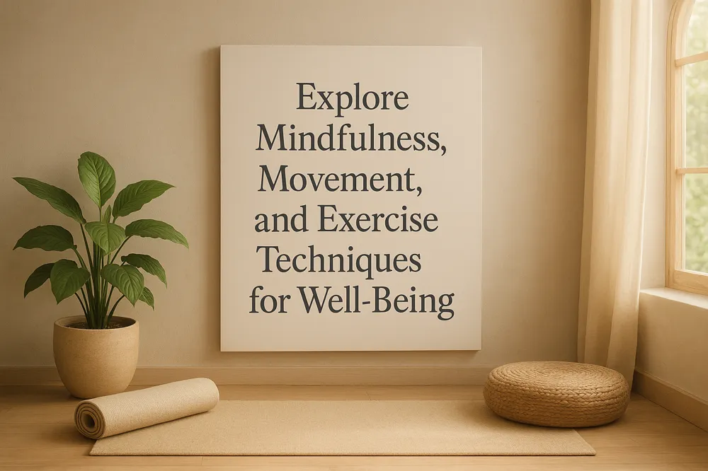Explore Mindfulness, Movement, and Exercise Techniques for Well-Being