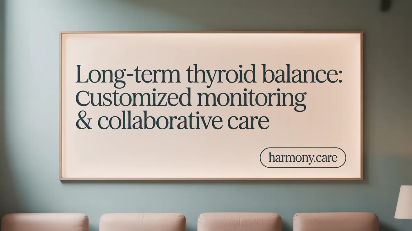 Long-Term Thyroid Balance: Customized Monitoring & Collaborative Care