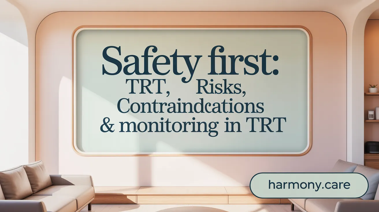 Safety First: Risks, Contraindications & Monitoring in TRT