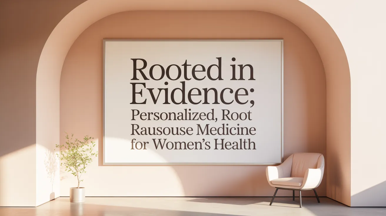 Rooted in Evidence: Personalized, Root Cause Medicine for Women's Health