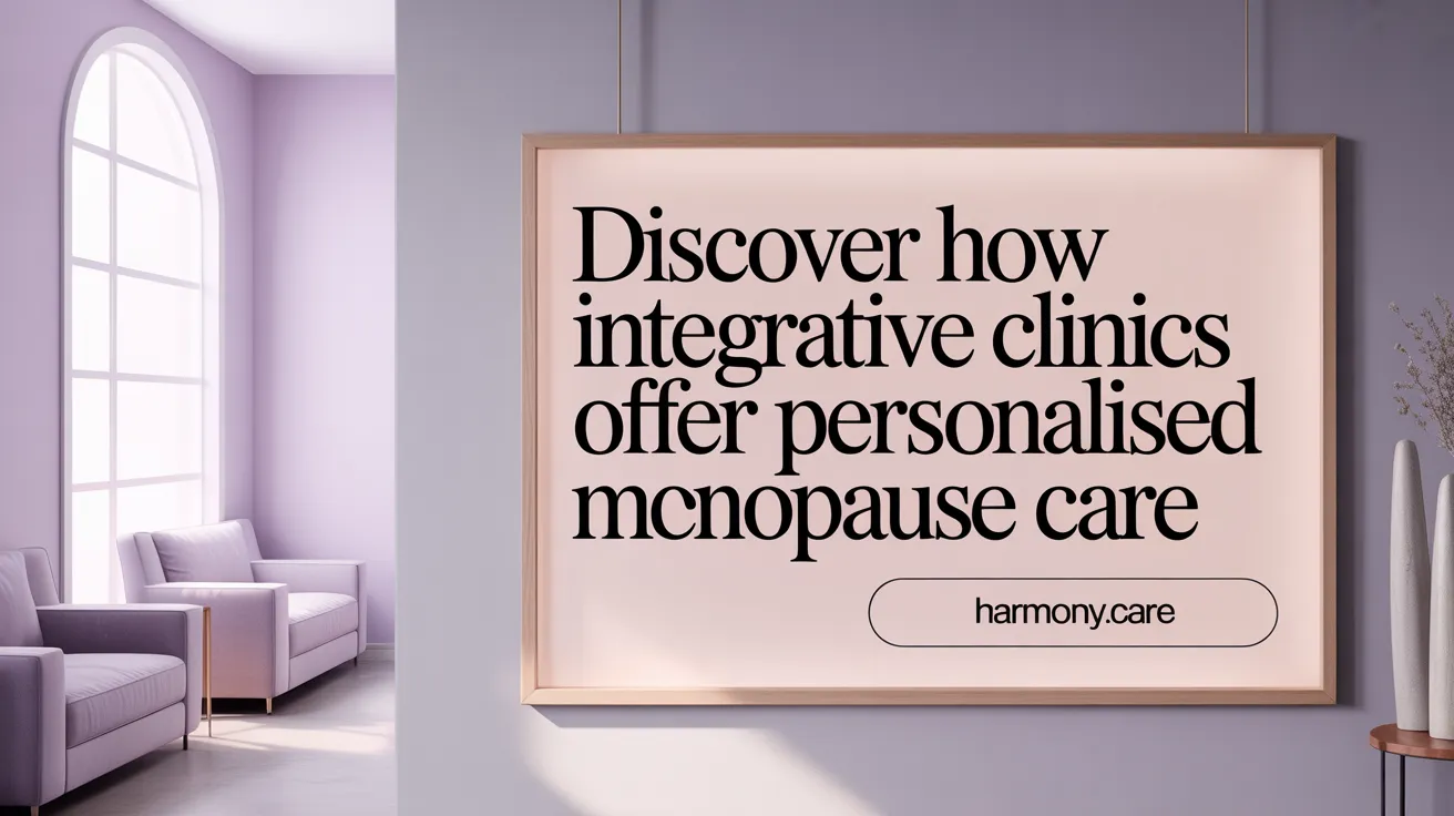 Discover How Integrative Clinics Offer Personalised Menopause Care