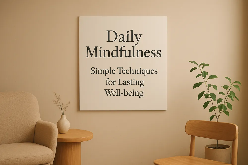 Daily Mindfulness: Simple Techniques for Lasting Well-being