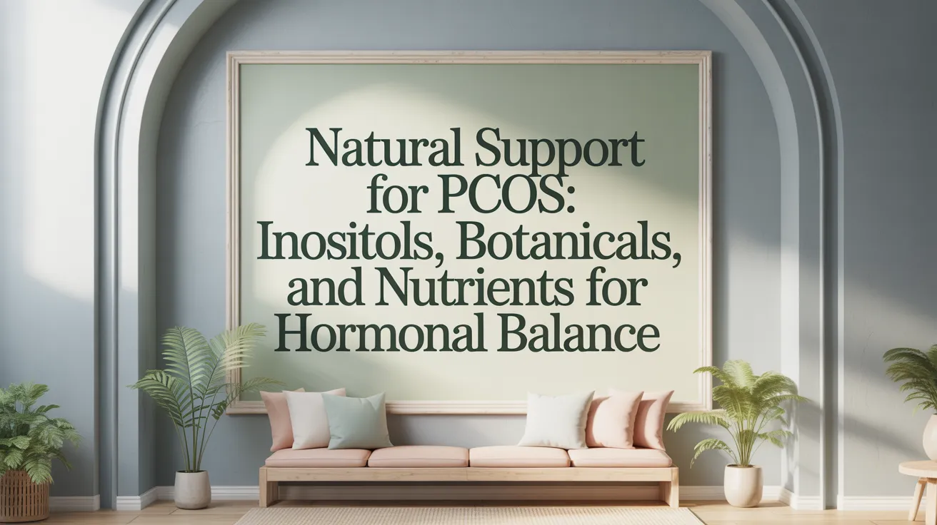 Natural Support for PCOS: Inositols, Botanicals, and Nutrients for Hormonal Balance