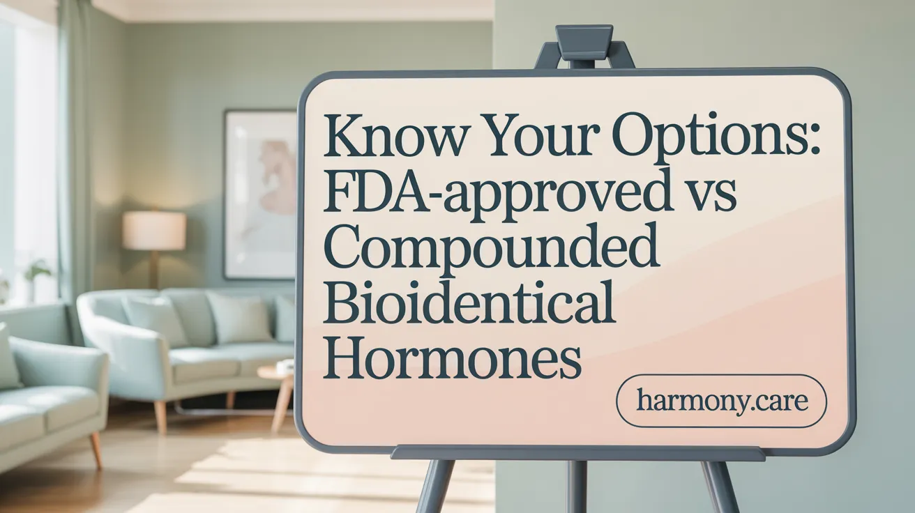 Know Your Options: FDA-Approved vs Compounded Bioidentical Hormones