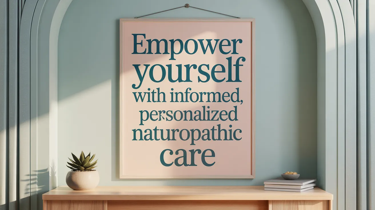Empower Yourself with Informed, Personalized Naturopathic Care