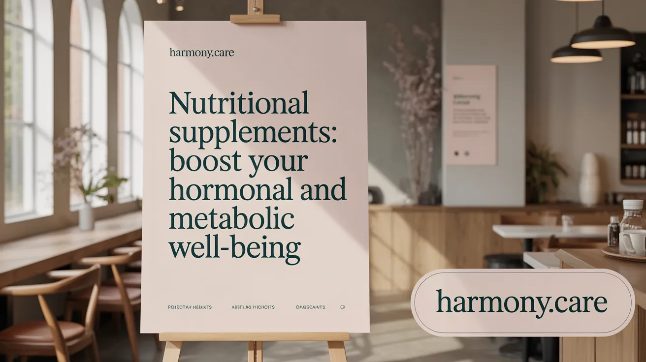 Nutritional Supplements: Boost Your Hormonal and Metabolic Well-being