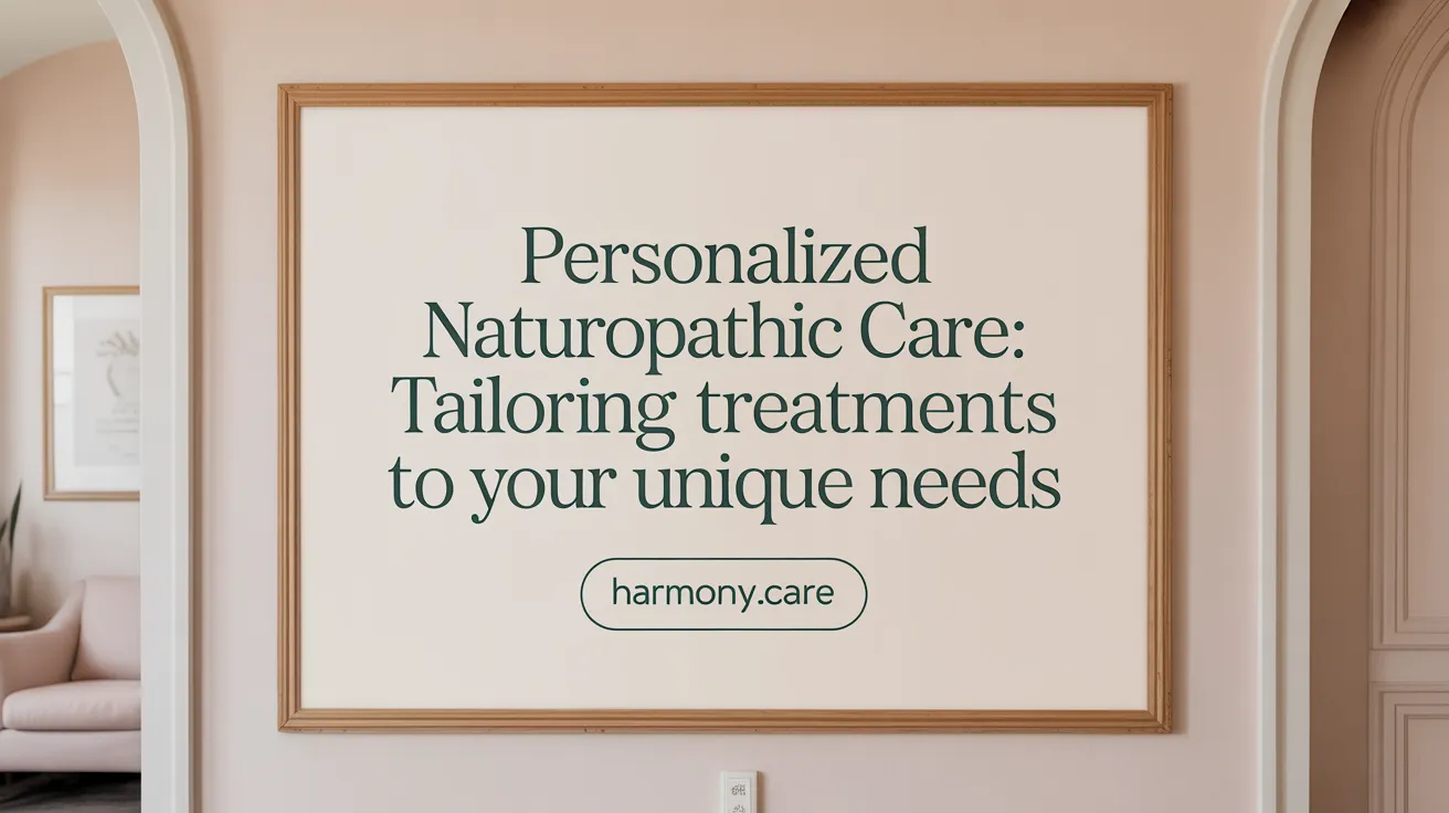 Personalized Naturopathic Care: Tailoring Treatments to Your Unique Needs
