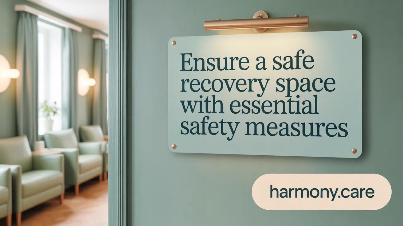 Ensure a Safe Recovery Space with Essential Safety Measures