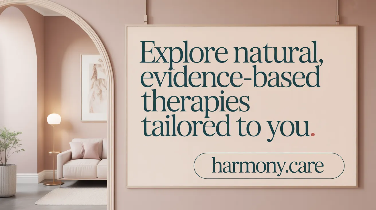 Explore Natural, Evidence-Based Therapies Tailored to You