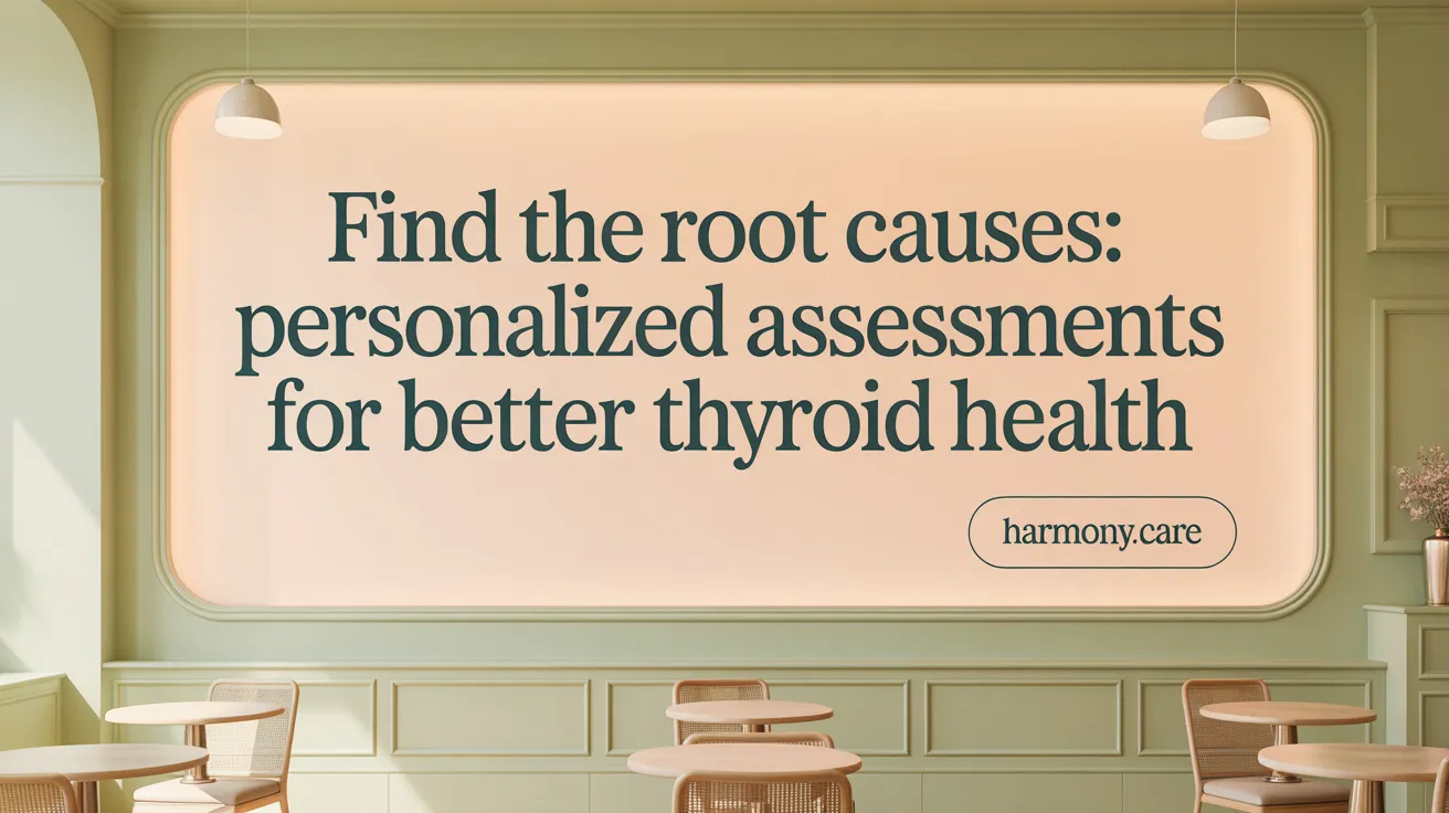 Find the Root Causes: Personalized Assessments for Better Thyroid Health