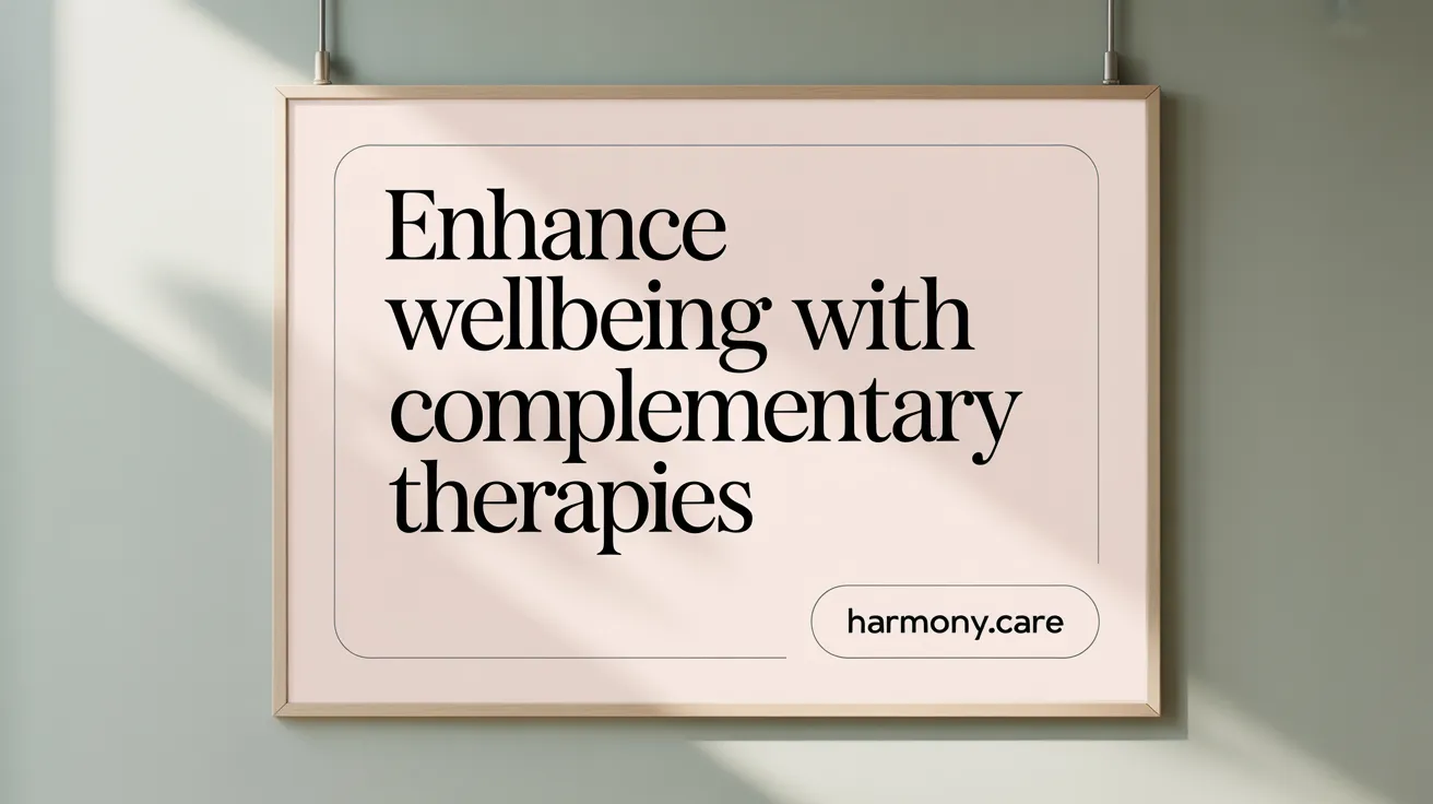 Enhance Wellbeing with Complementary Therapies