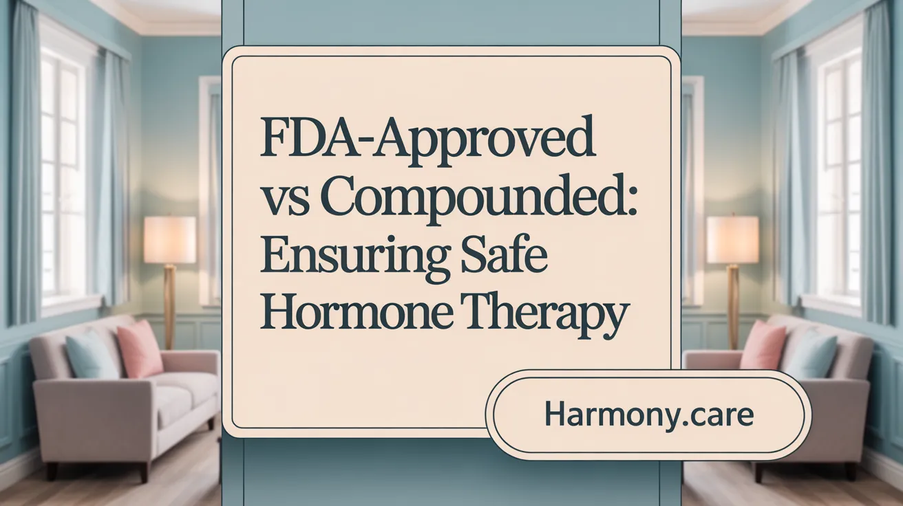 FDA-Approved vs Compounded: Ensuring Safe Hormone Therapy