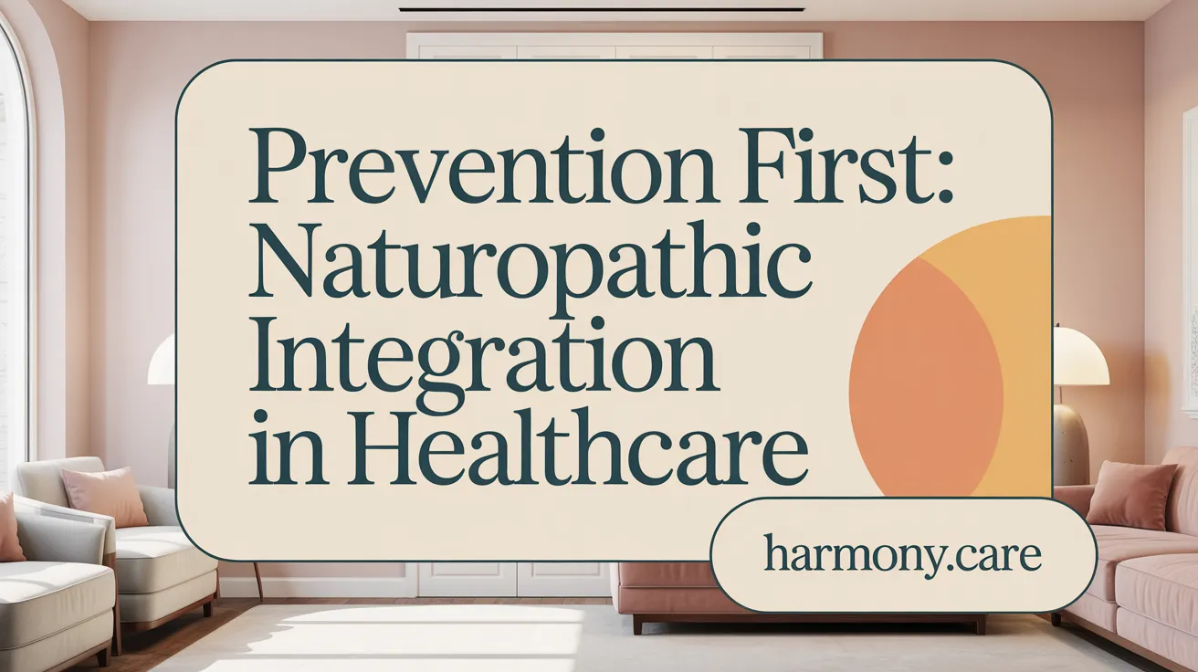 Prevention First: Naturopathic Integration in Healthcare