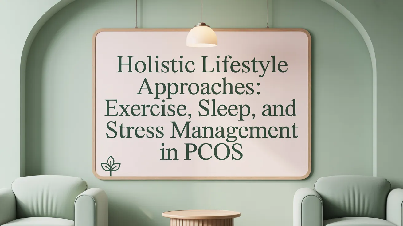 Holistic Lifestyle Approaches: Exercise, Sleep, and Stress Management in PCOS