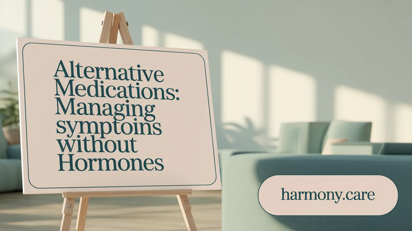 Alternative Medications: Managing Symptoms Without Hormones