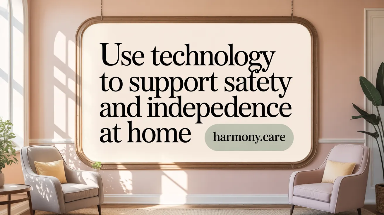 Leverage Technology to Enhance Safety and Independence at Home