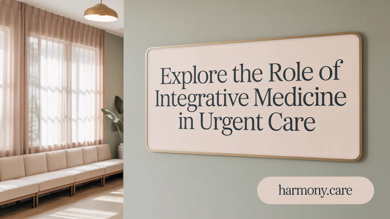 Explore the Role of Integrative Medicine in Urgent Care