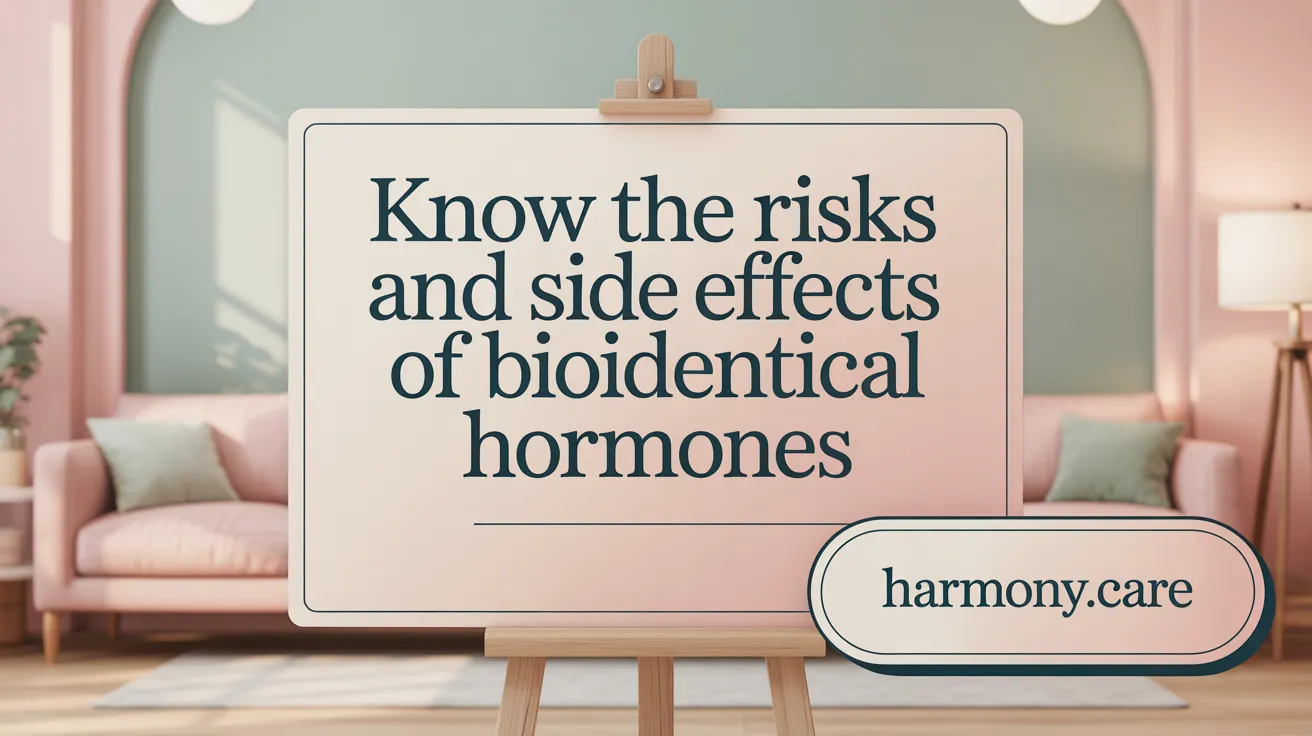 Know the Risks and Side Effects of Bioidentical Hormones