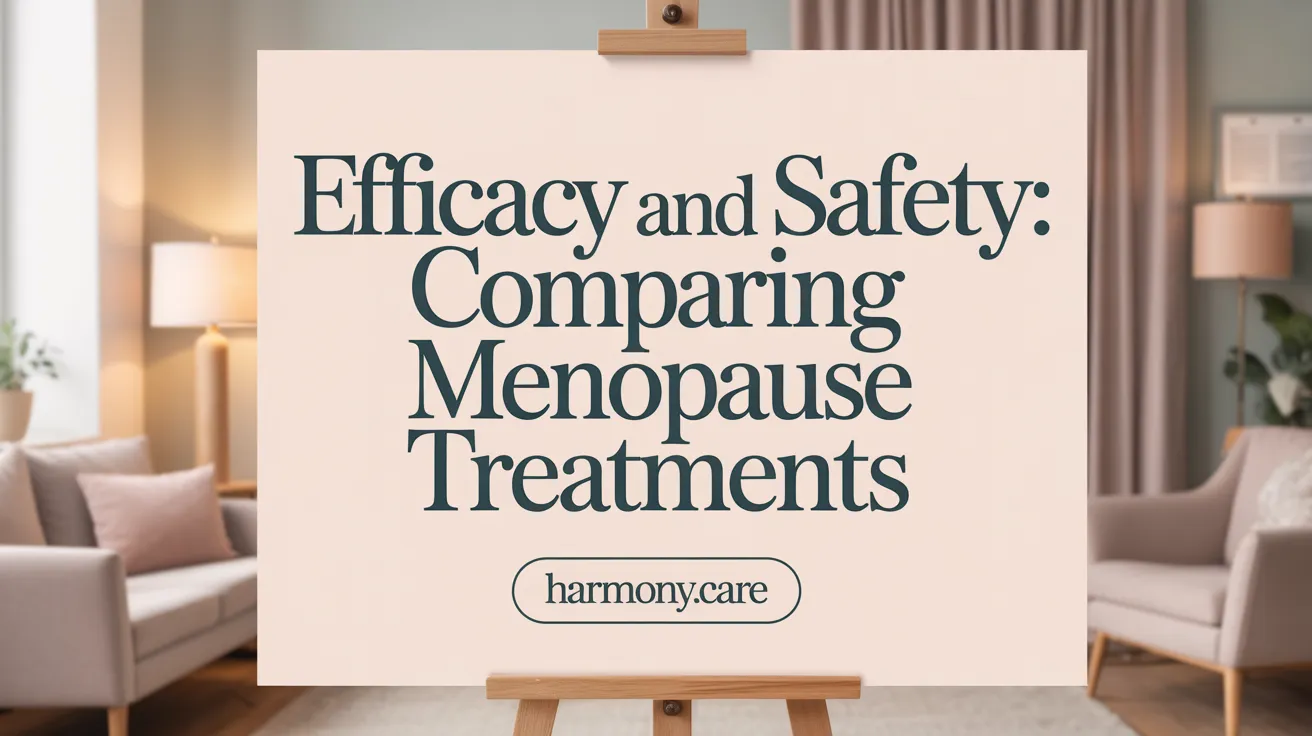 Efficacy and Safety: Comparing Menopause Treatments