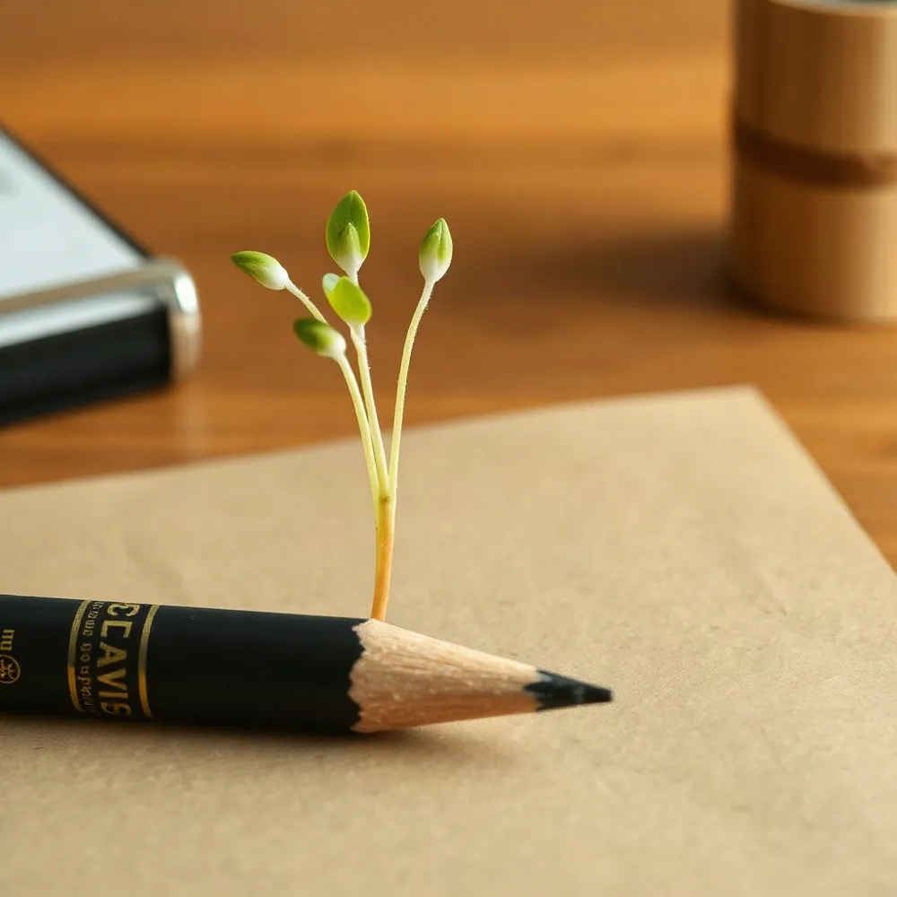 A personal, useful gift like a plantable seed pencil or bamboo desk set shows genuine gratitude while keeping both your team and the planet in mind.