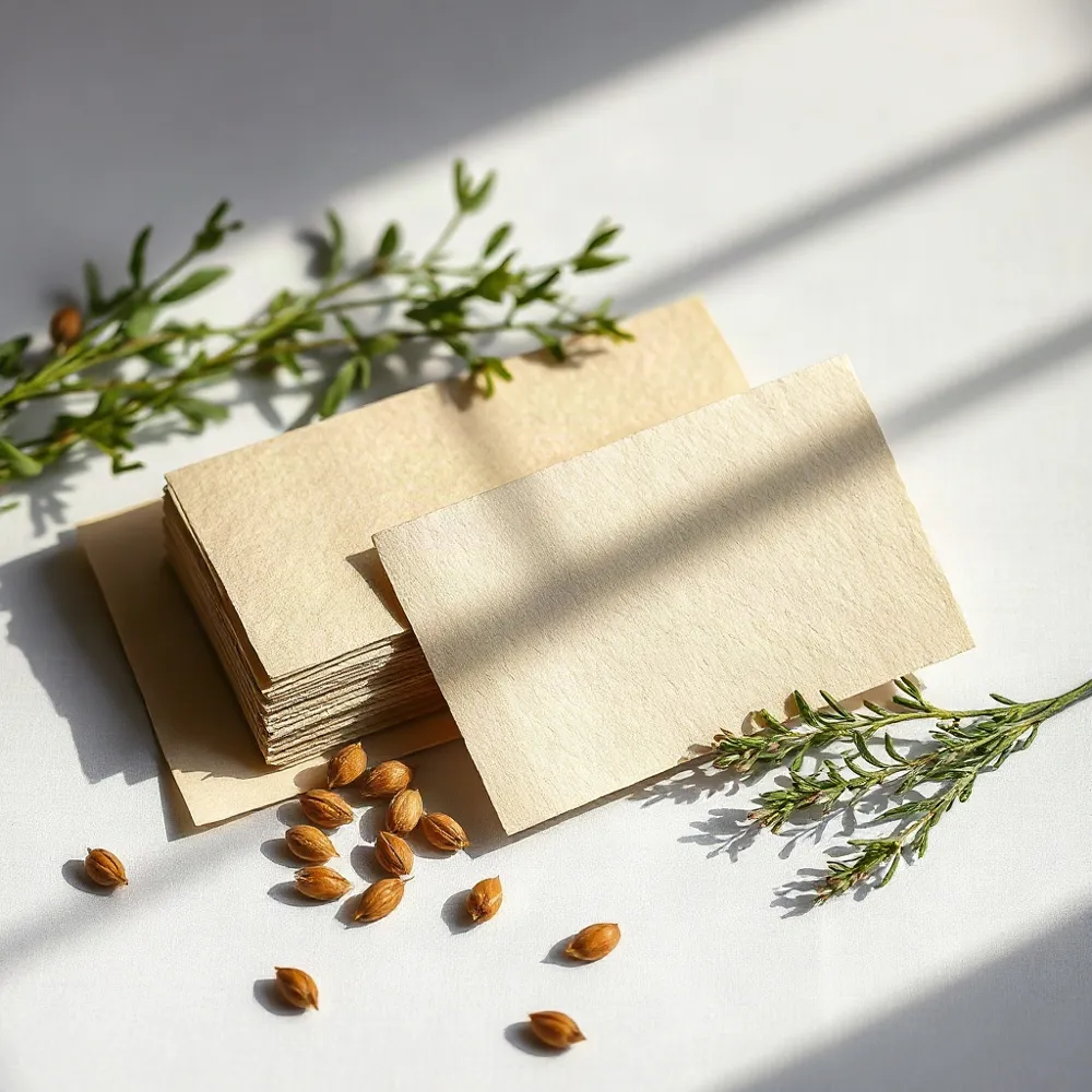 Transform your corporate message into a living memory with beautiful seed-embedded stationery that grows into flowers and herbs.