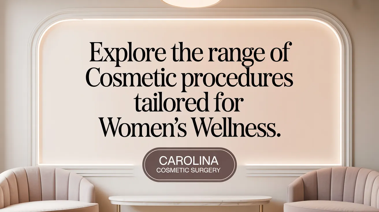 Explore the Range of Cosmetic Procedures Tailored for Women's Wellness