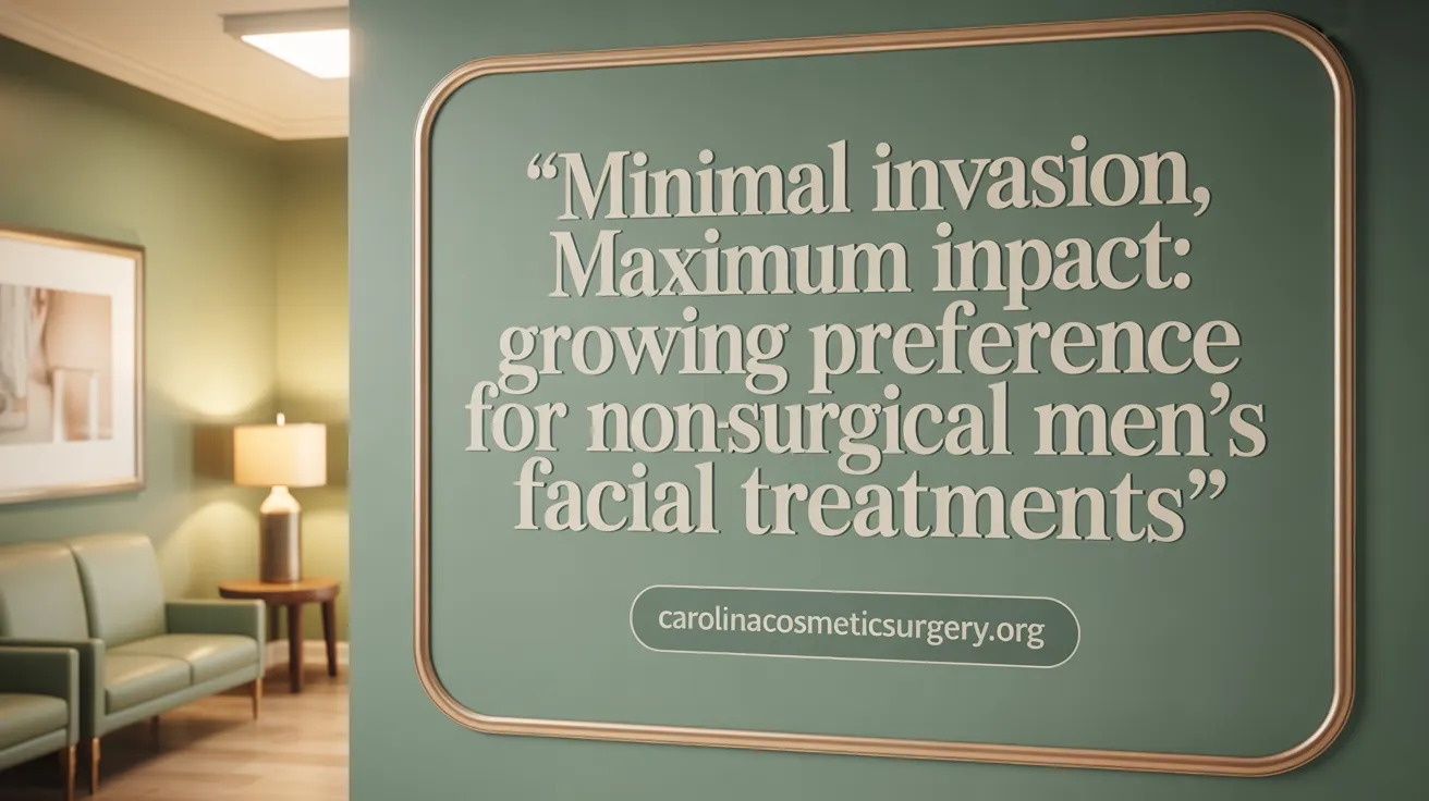 Minimal Invasion, Maximum Impact: Growing Preference for Non-Surgical Men’s Facial Treatments