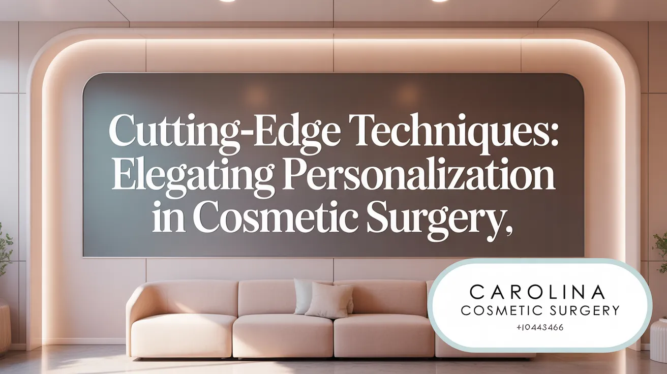 Cutting-Edge Techniques: Elevating Personalization in Cosmetic Surgery