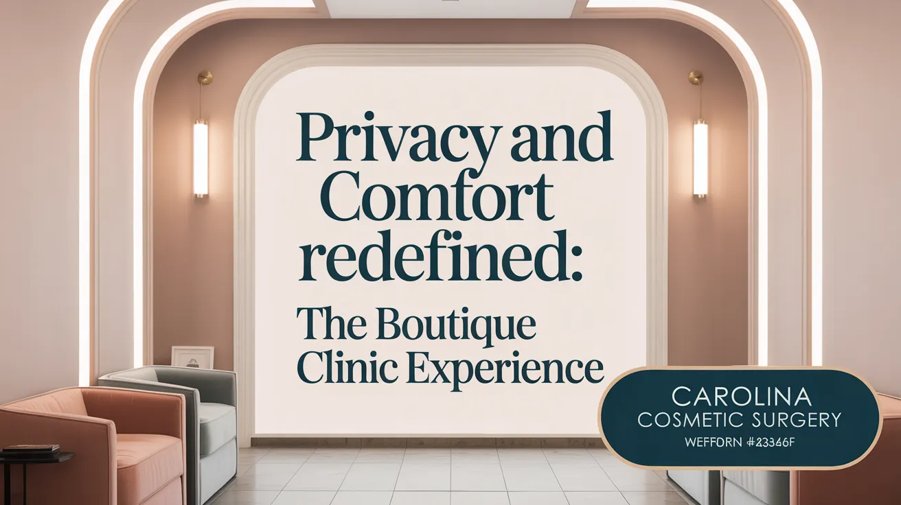 Privacy and Comfort Redefined: The Boutique Clinic Experience