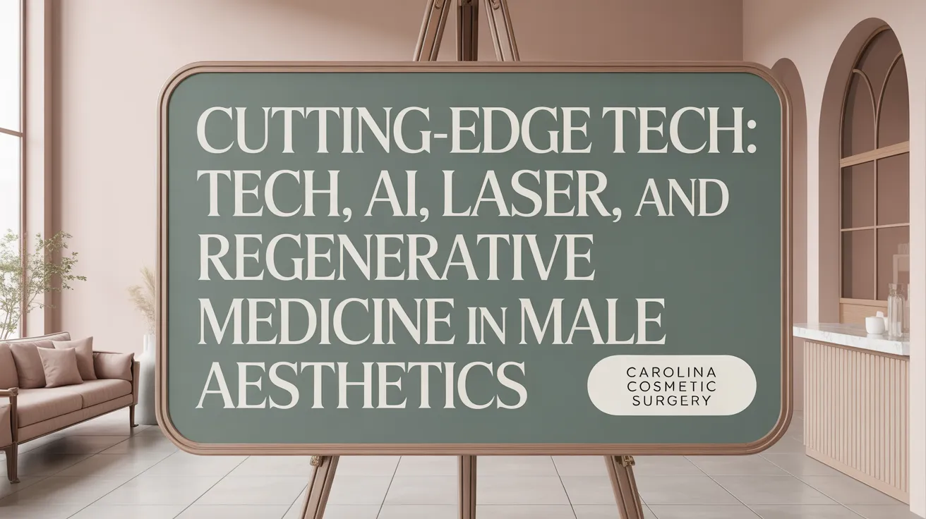 Cutting-Edge Tech: AI, Laser, and Regenerative Medicine in Male Aesthetics