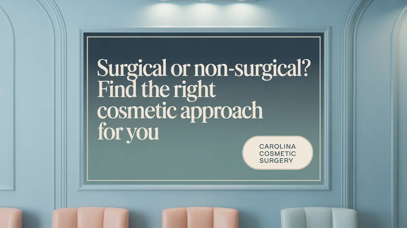 Surgical or Non-Surgical? Find the Right Cosmetic Approach for You